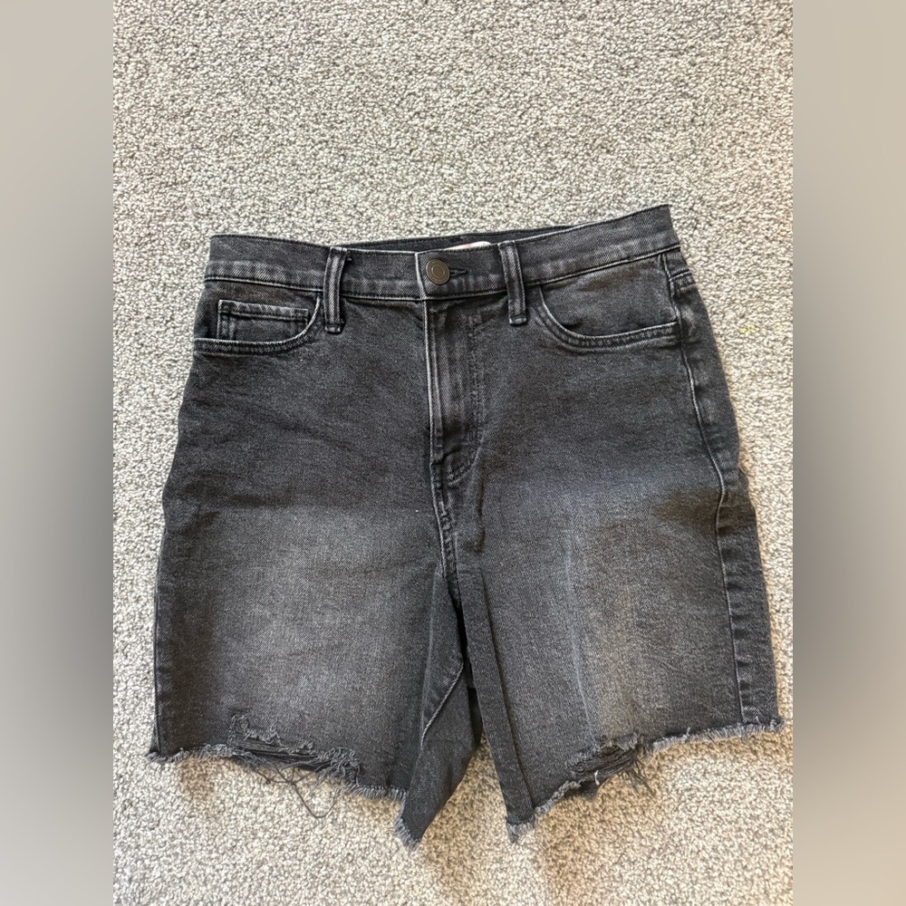 SO Black Jean Shorts